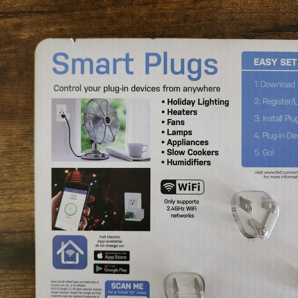 Feit Electric Smart Plugs 3-Pack NWT - Picture 11 of 16